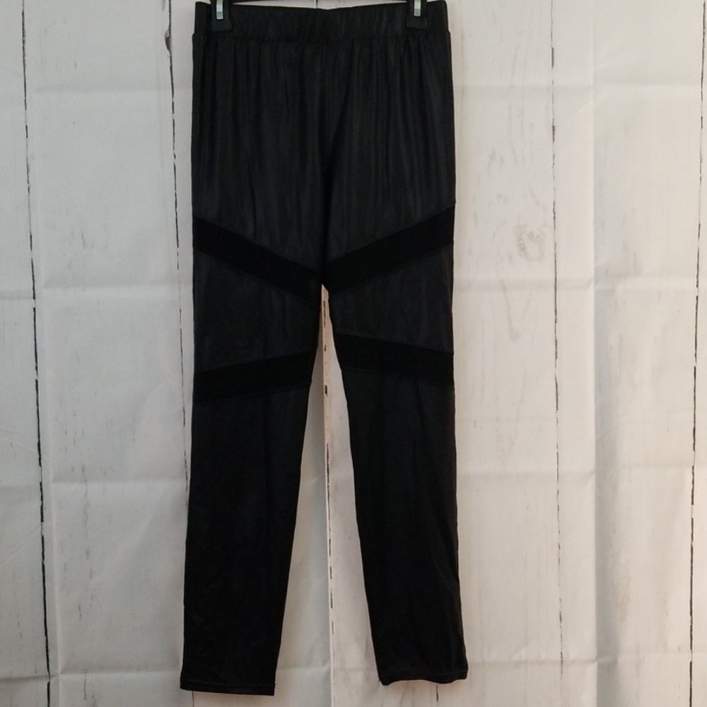 Freckles Faux Leather Leggings (0047)